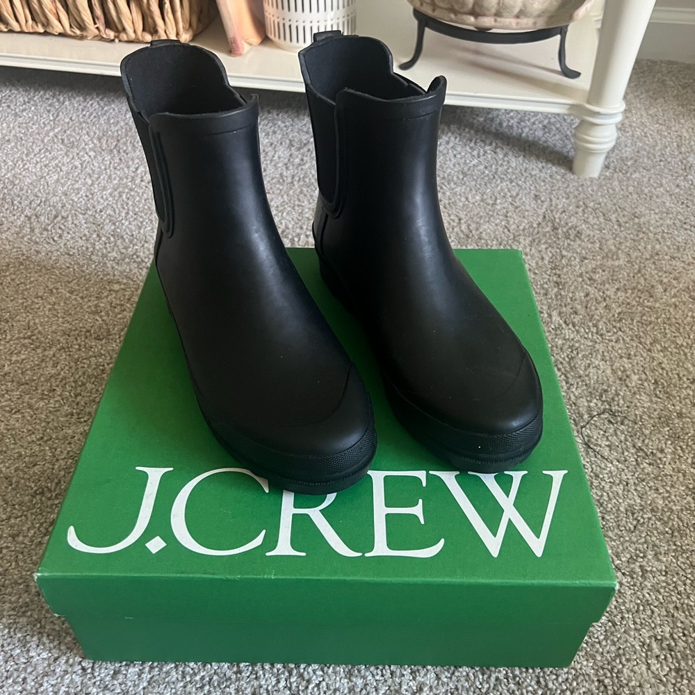J. Crew Short lug-sole Rain Boots
